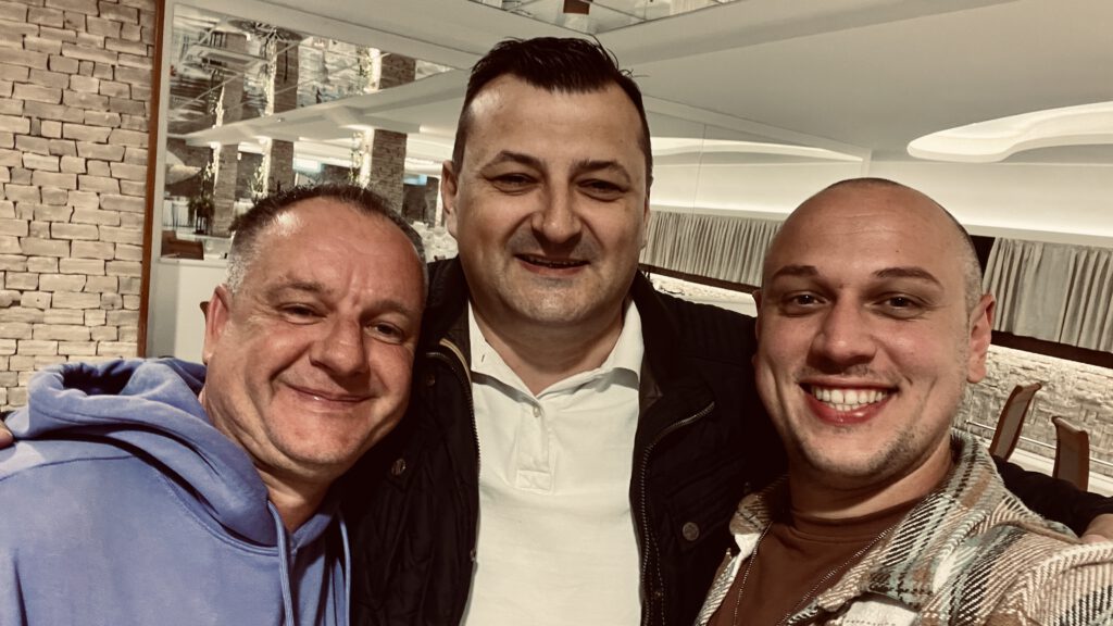 Mit Freunden in Zagreb
